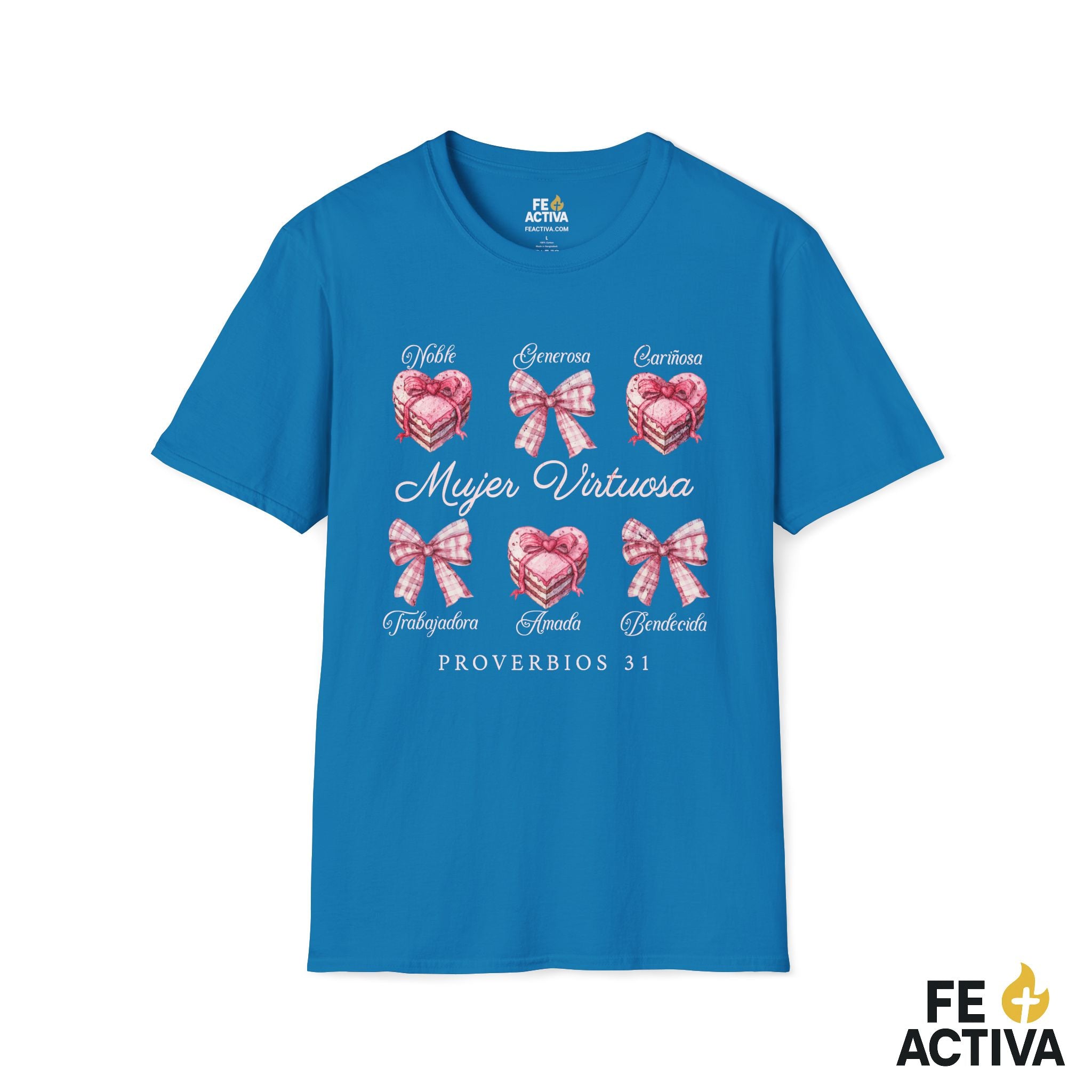 Mujer Virtuosa – Proverbios 31 | Camiseta Cristiana | Fe Activa