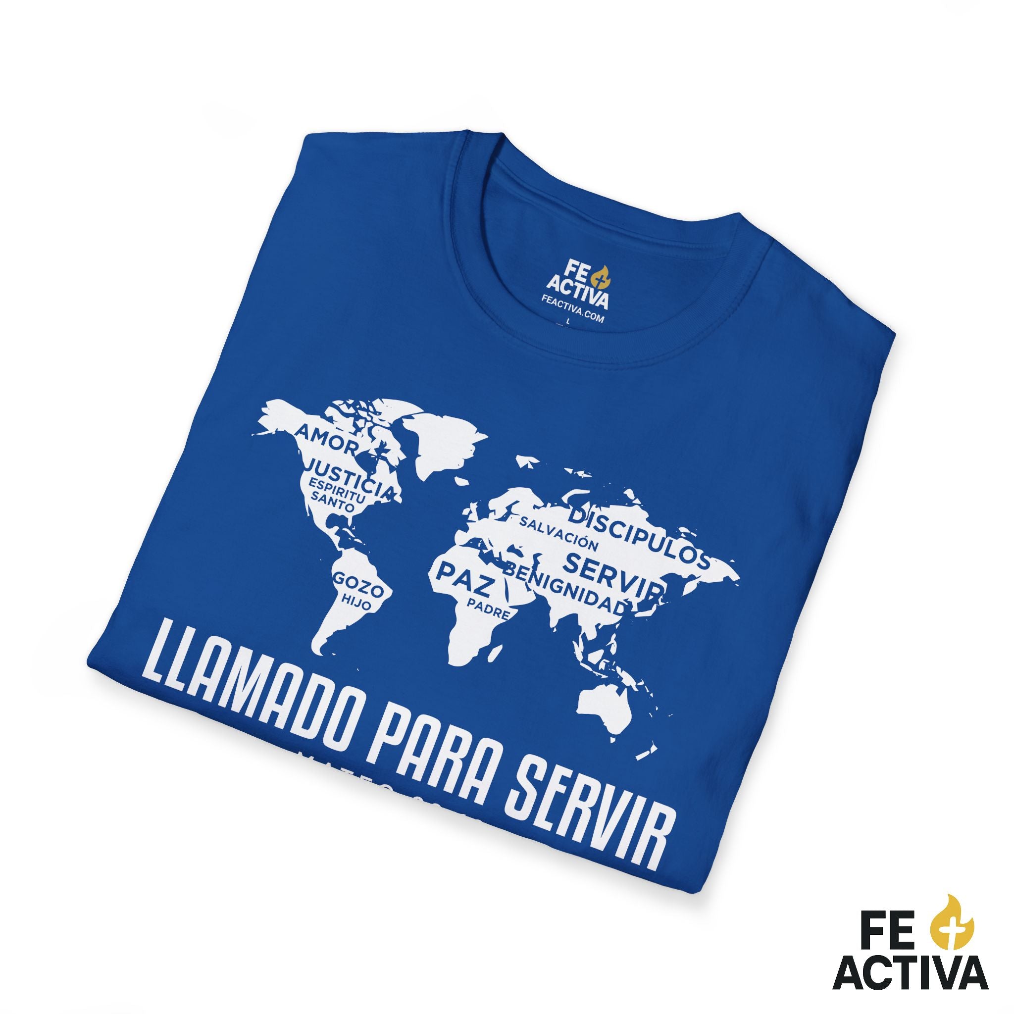 Llamado Para Servir – Marcos 10:45 | Camiseta Cristiana | Fe Activa