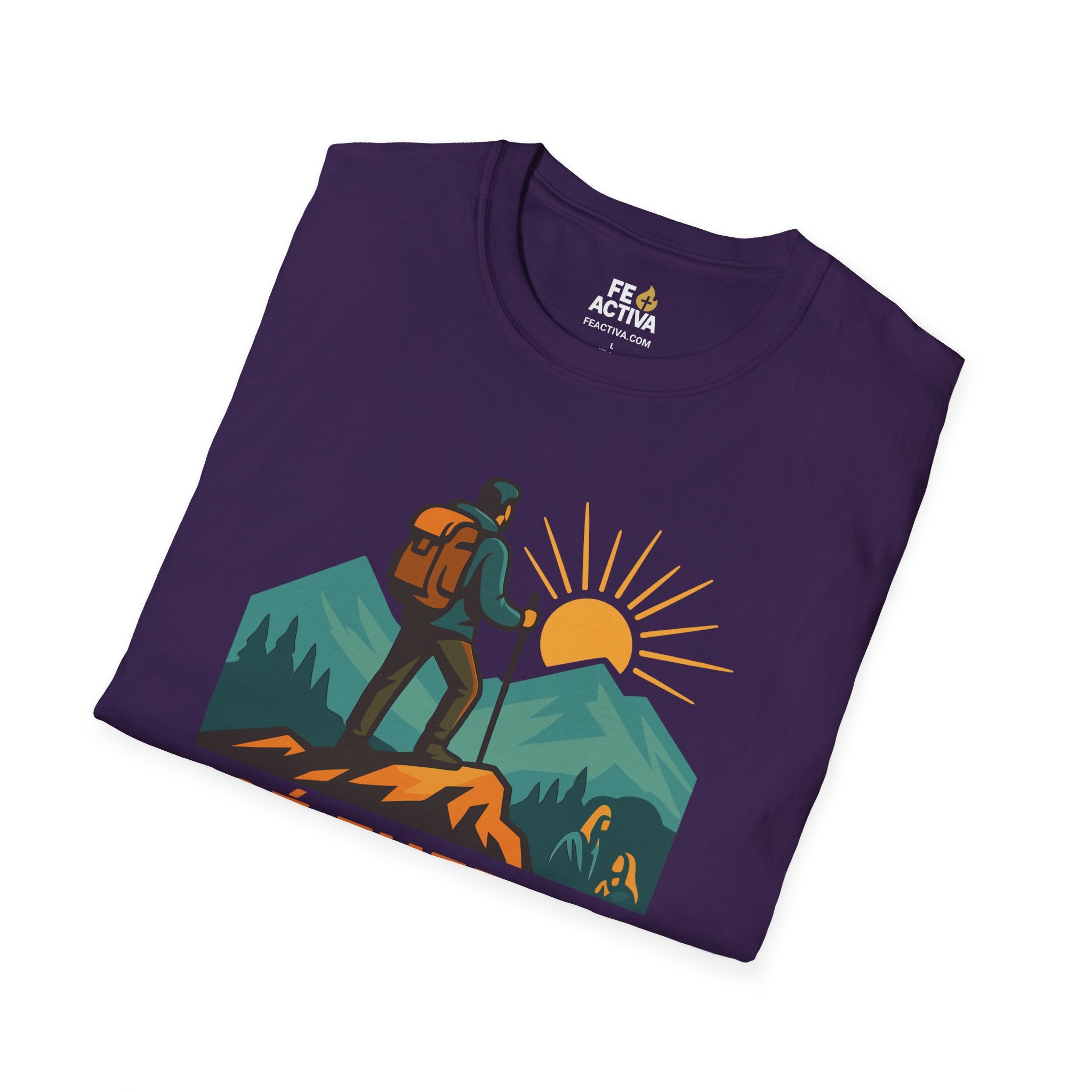 Se Fuerte y Valiente Josue 1:9 | Camiseta Cristiana | Fe Activa