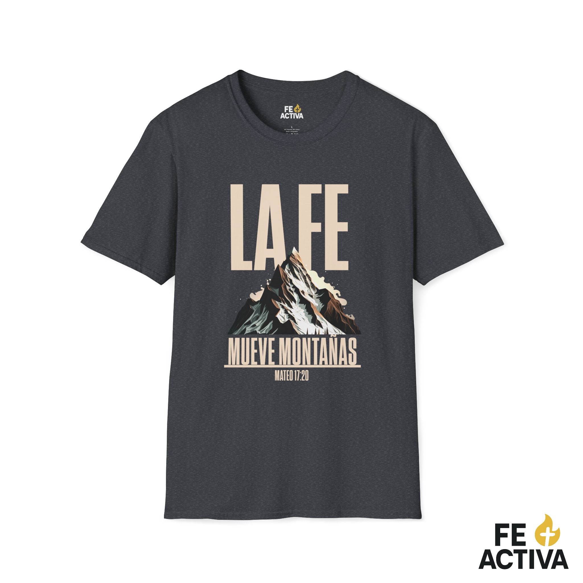 La Fe Mueve Montañas - Mateo 17:20  | Diseño 1 | Fe Activa