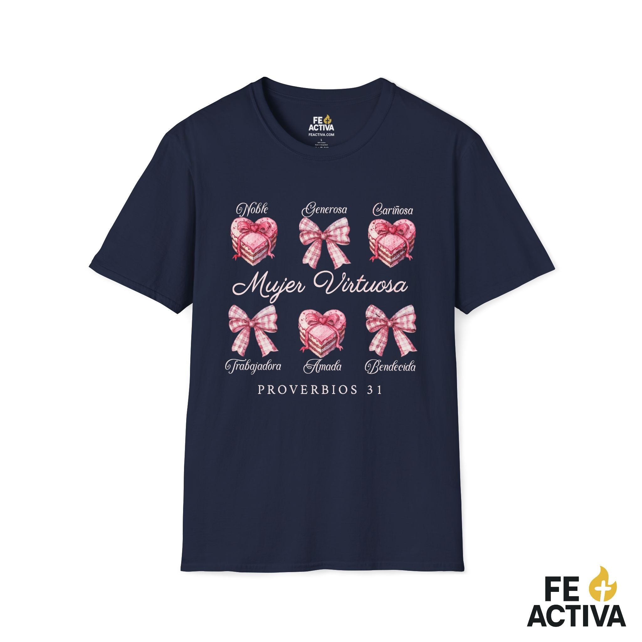 Mujer Virtuosa – Proverbios 31 | Camiseta Cristiana | Fe Activa