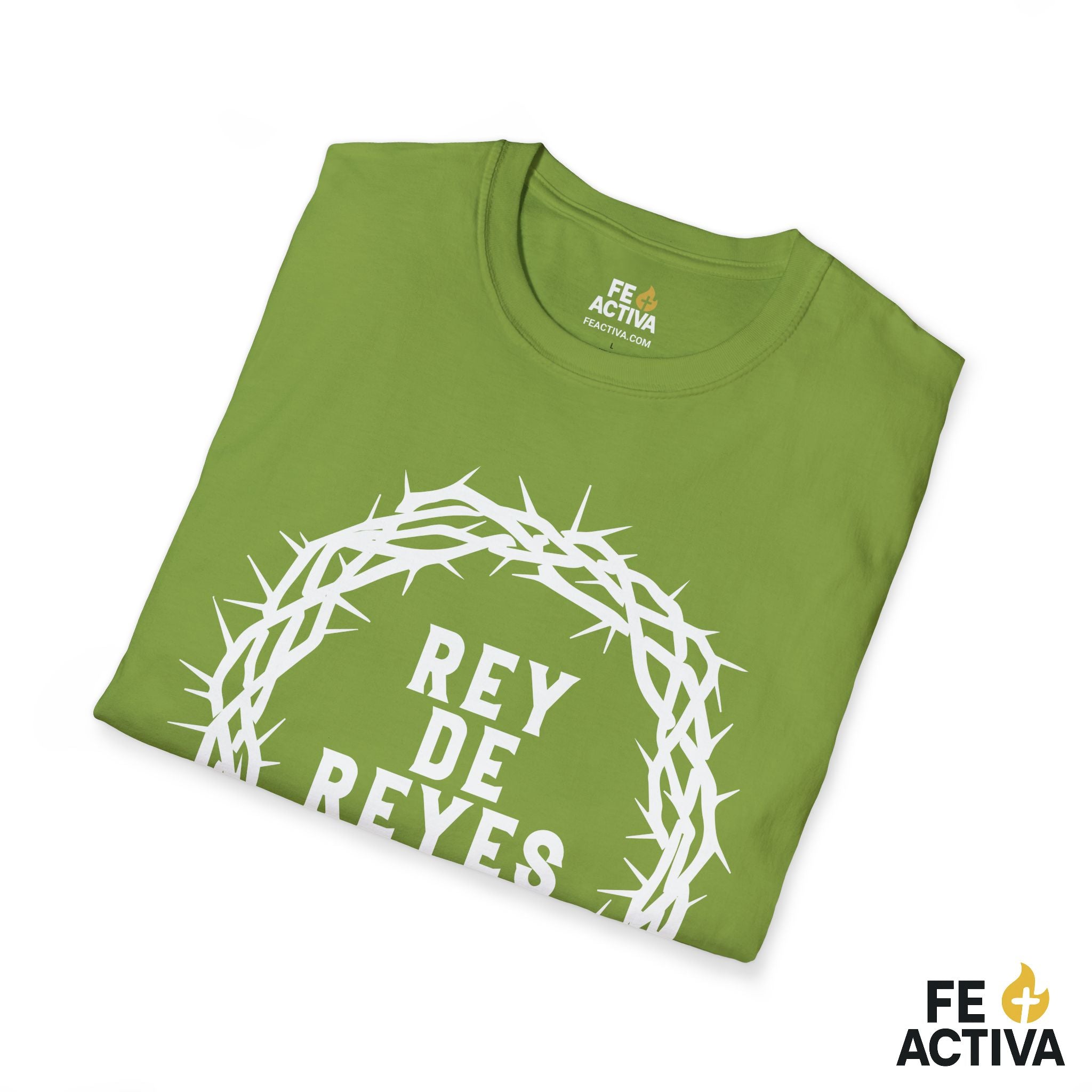 Rey de Reyes – Apocalipsis 19:16 | Camiseta Cristiana | Fe Activa