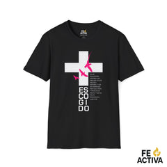 ESCOGIDO Juan 15:16 | Camisetas Cristianas | Fe Activa