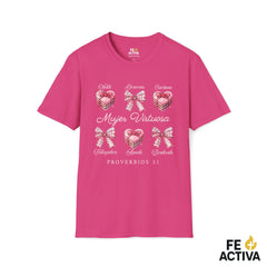 Mujer Virtuosa – Proverbios 31 | Camiseta Cristiana | Fe Activa