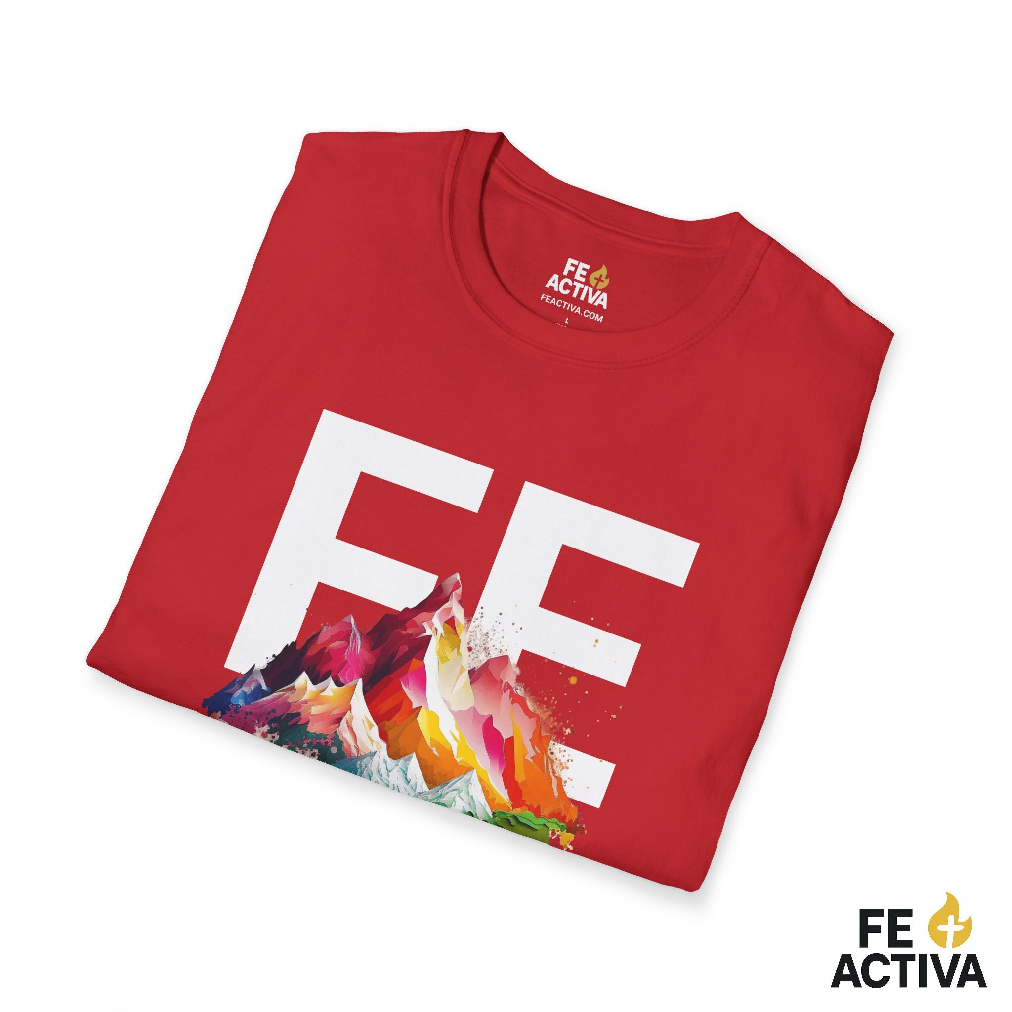 Fe que mueve Montañas - Mateo 17:20 | Camisetas Cristianas | Fe Activa