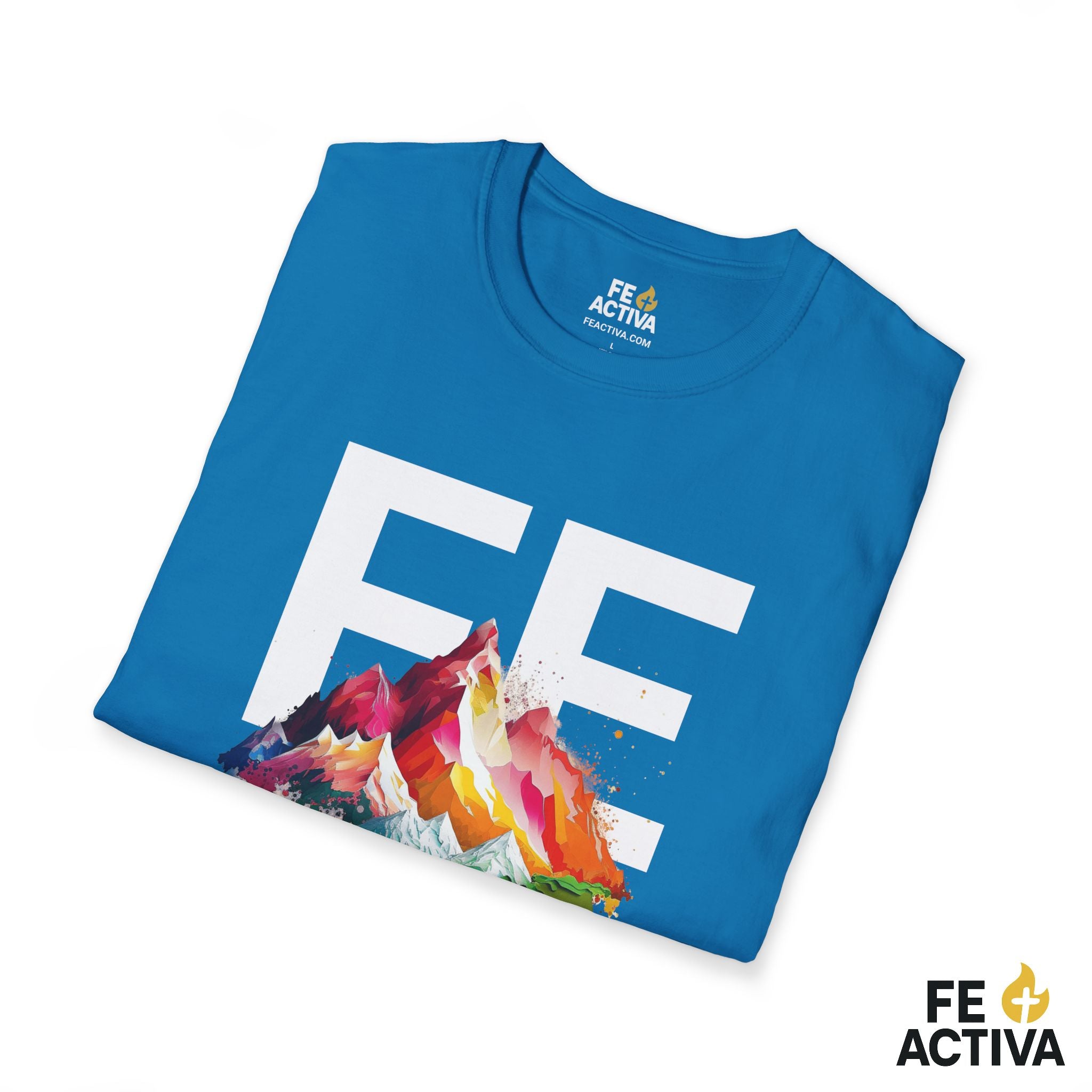 Fe que mueve Montañas - Mateo 17:20 | Camisetas Cristianas | Fe Activa