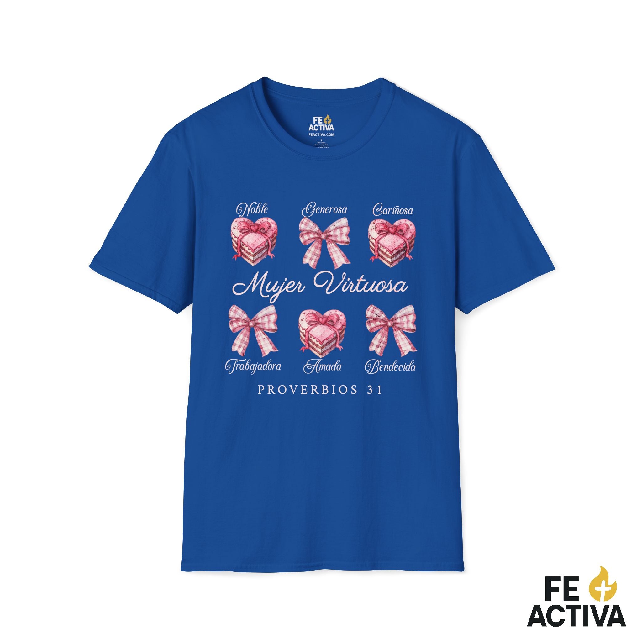 Mujer Virtuosa – Proverbios 31 | Camiseta Cristiana | Fe Activa