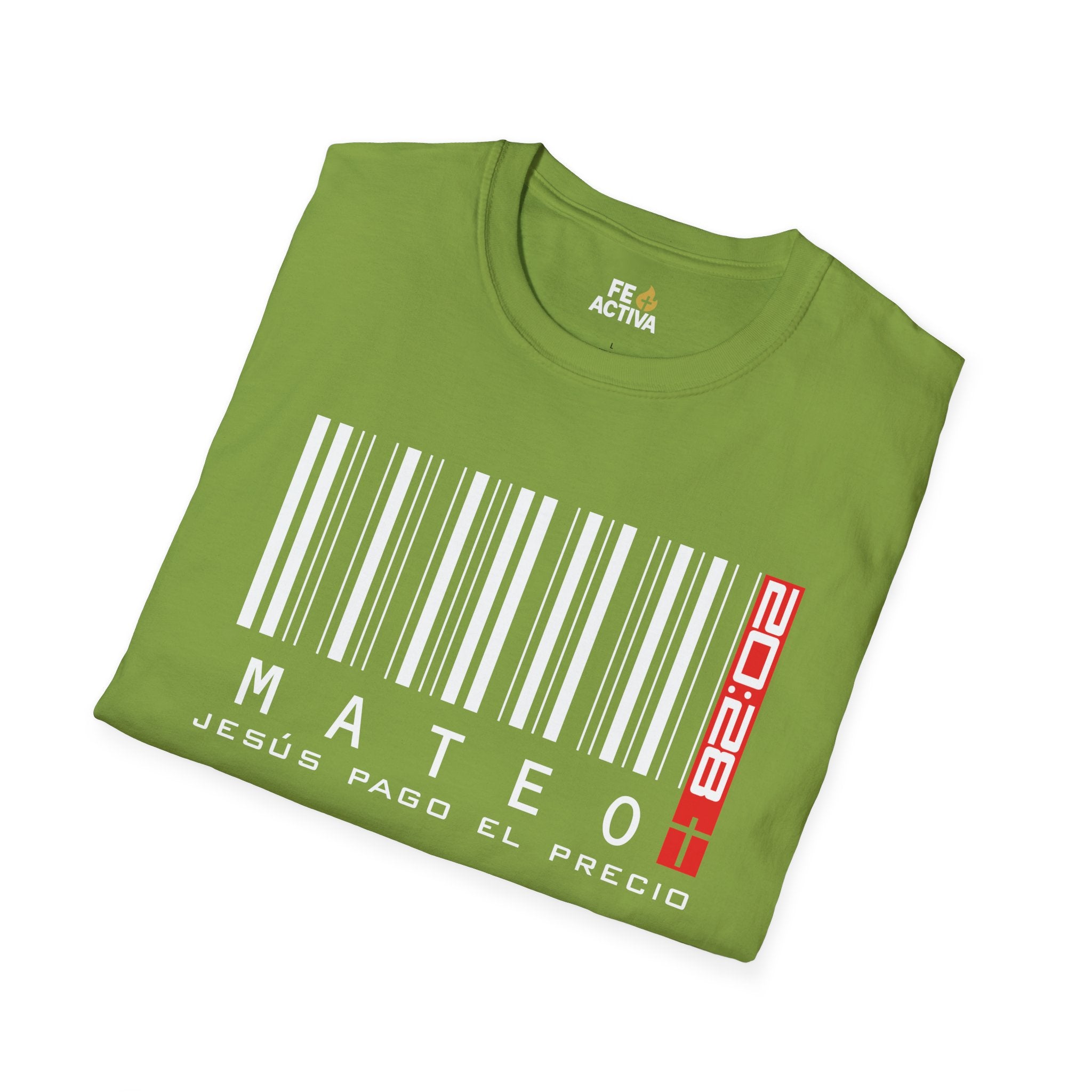 Jesus Pago el Precio - Mateo 20:28  | Camiseta Cristiana | Fe Activa