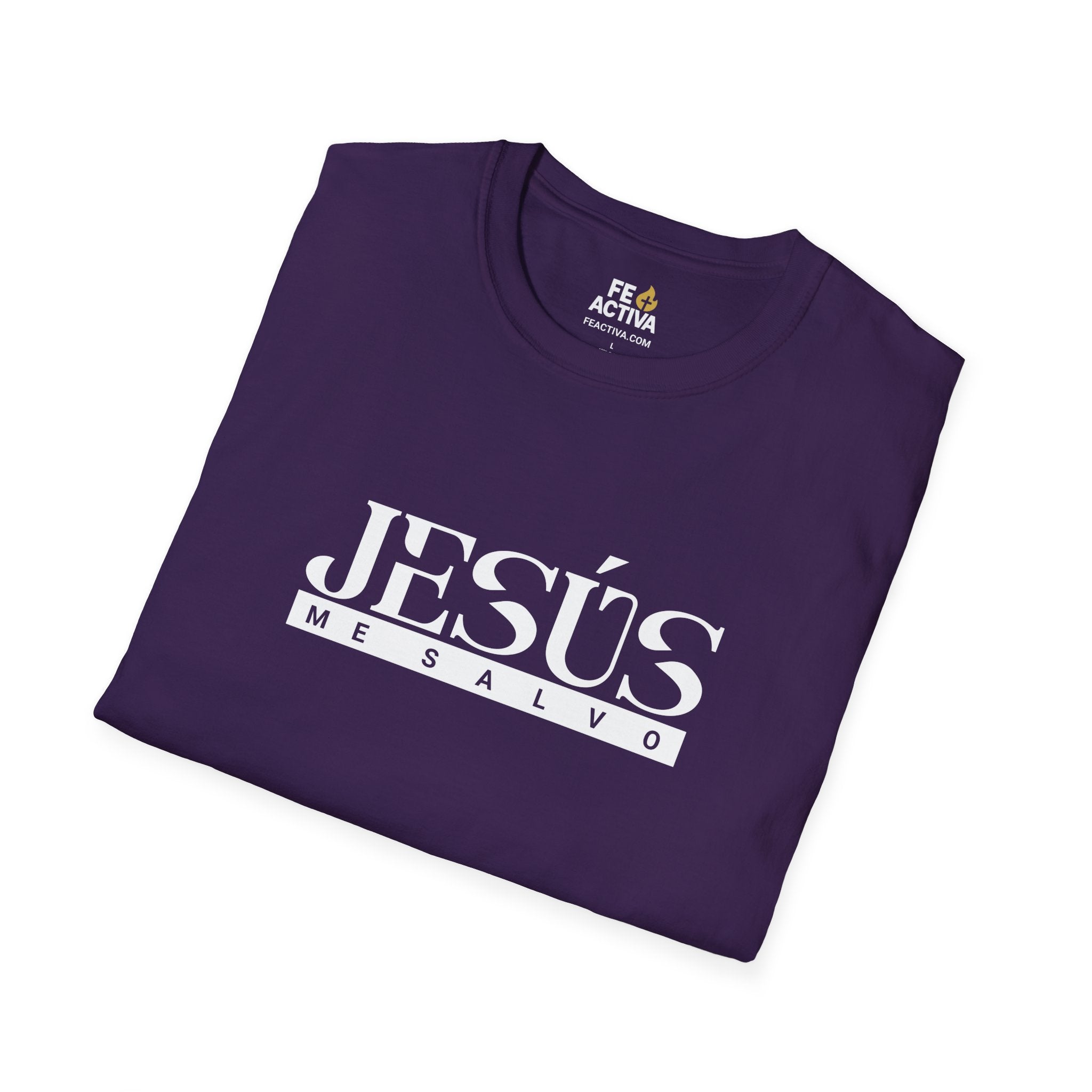 Jesus me Salvo: Lucas 19:10 | Camiseta Cristiana | Fe Activa