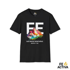 Fe que mueve Montañas - Mateo 17:20 | Camisetas Cristianas | Fe Activa
