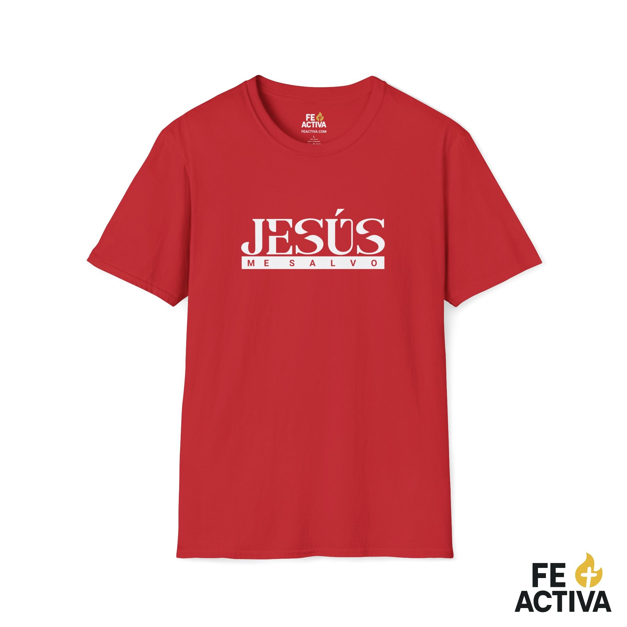 Jesus me Salvo: Lucas 19:10 | Camiseta Cristiana | Fe Activa