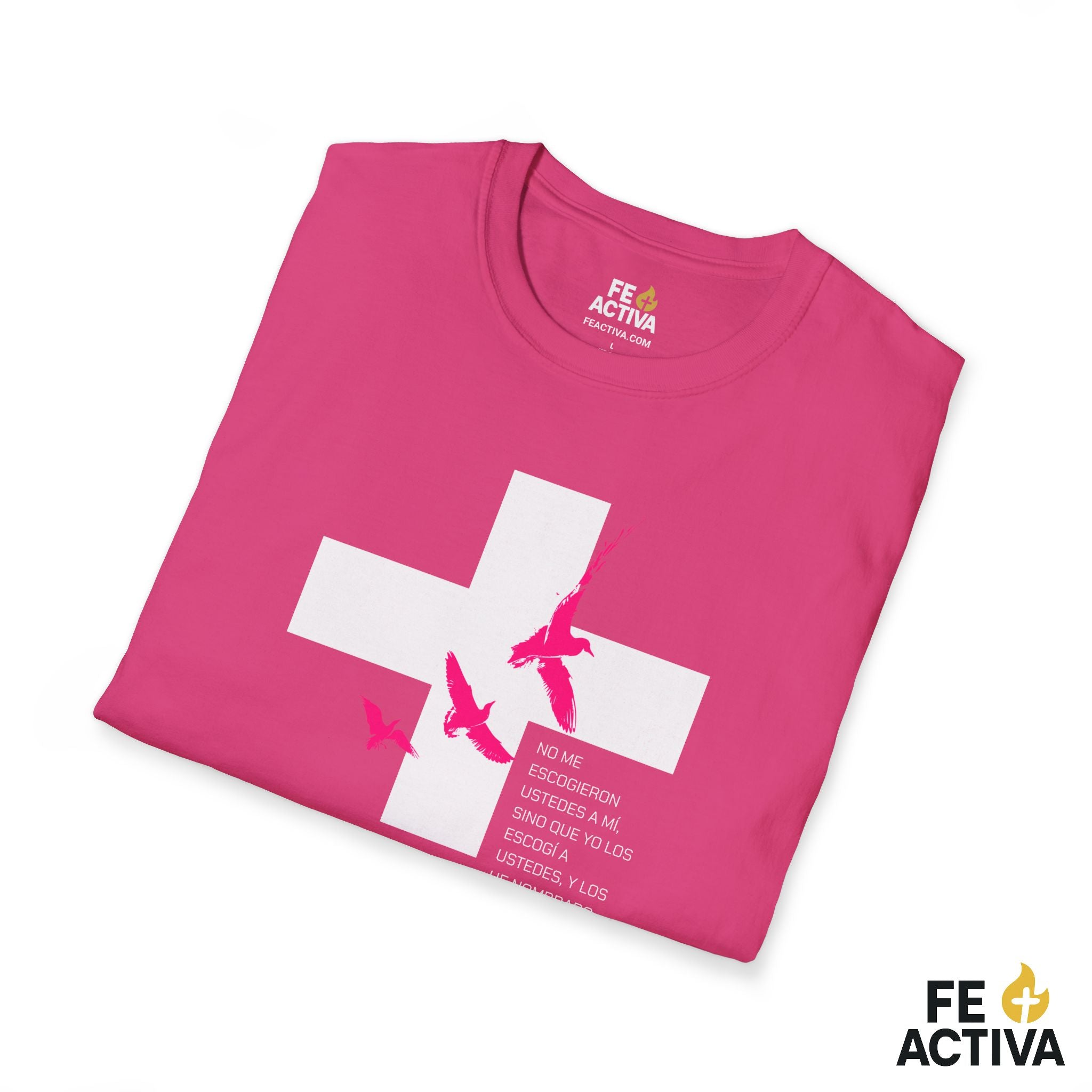ESCOGIDO Juan 15:16 | Camisetas Cristianas | Fe Activa