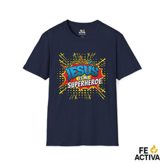 Jesús es mi Superhéroe – Juan 15:13 | Camiseta Cristiana | Fe Activa