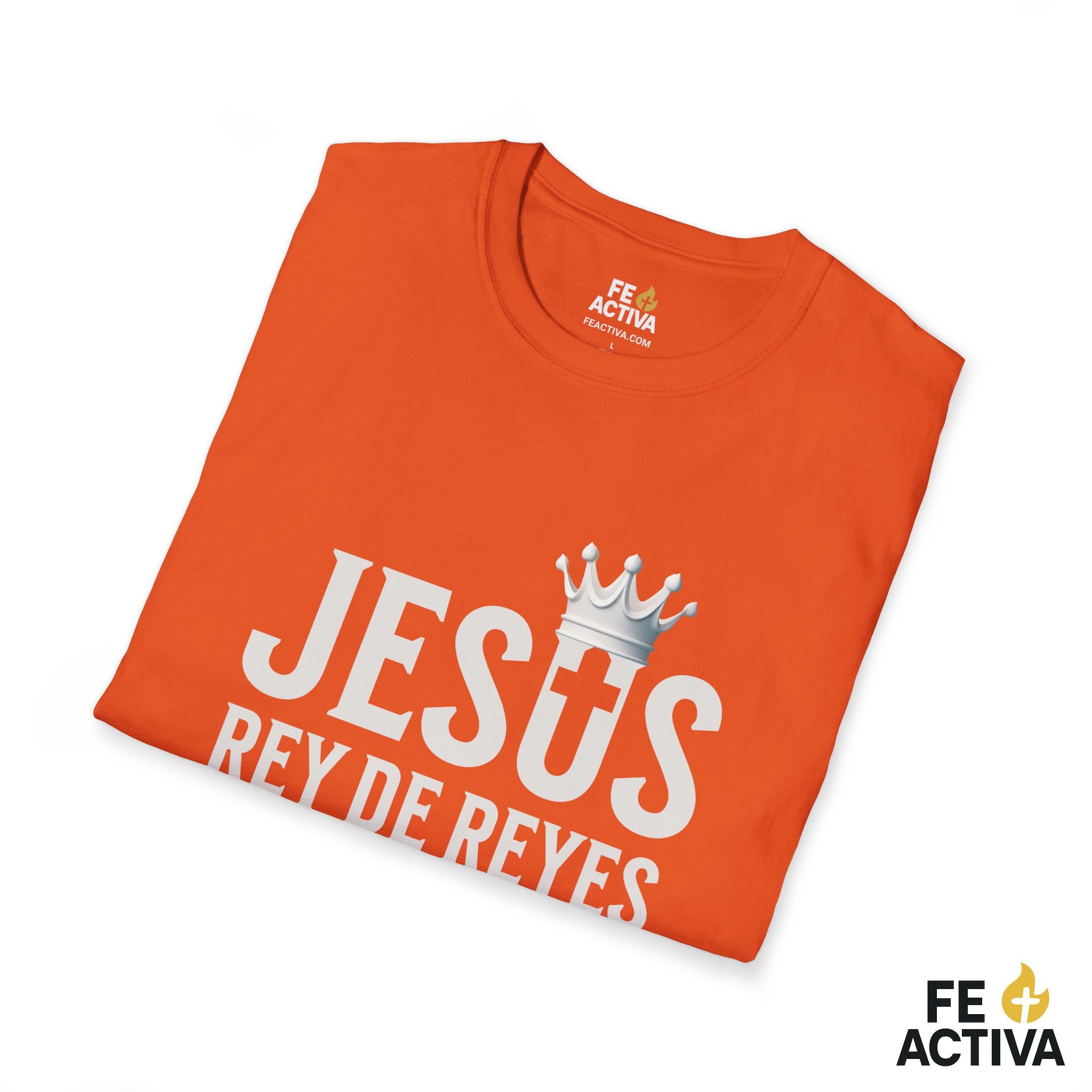 Jesus Rey de Reyes | Apocalipsis 19:16  | Camiseta Cristiana | Fe Activa