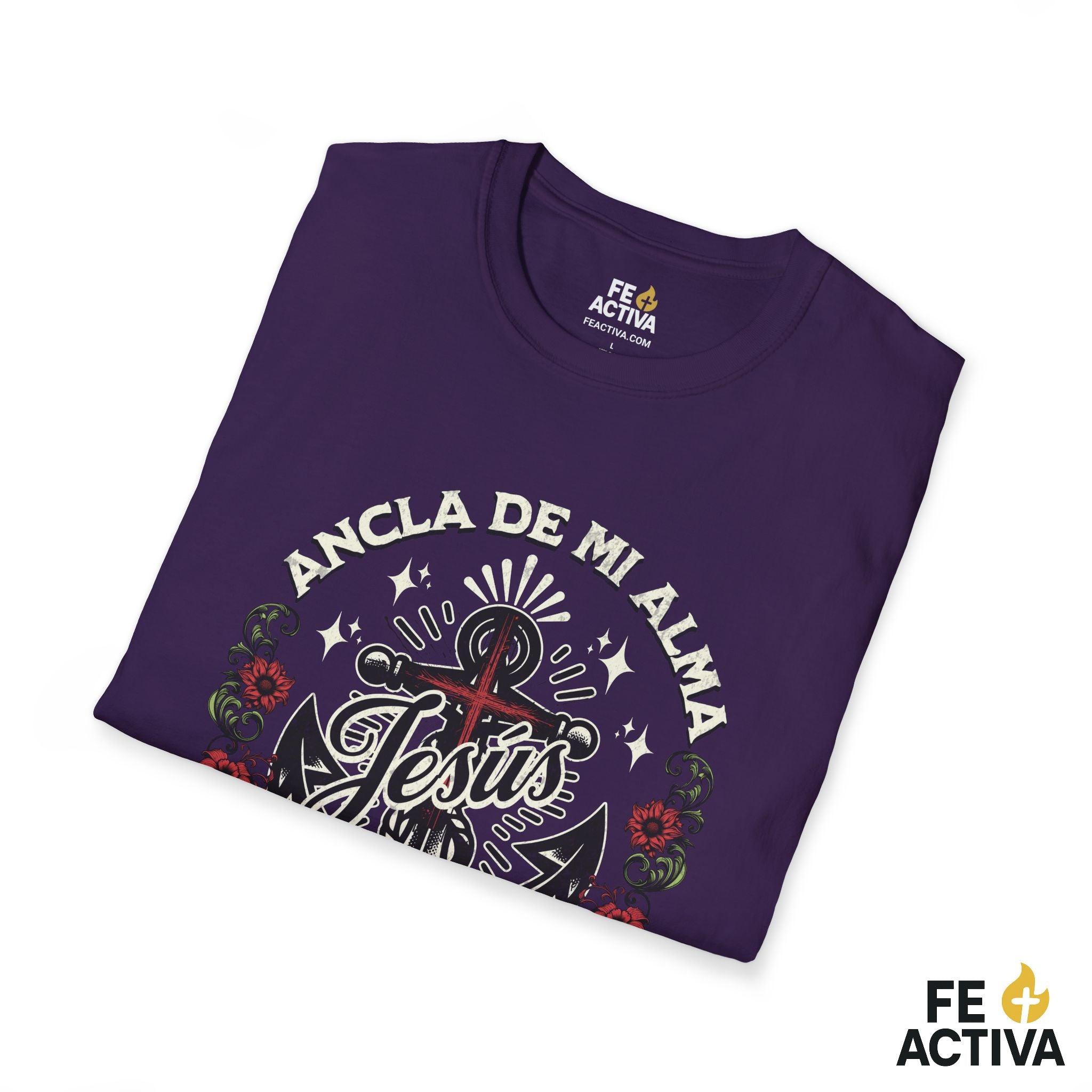 Ancla de mi Alma – Hebreos 6:19 | Camiseta Cristiana | Fe Activa