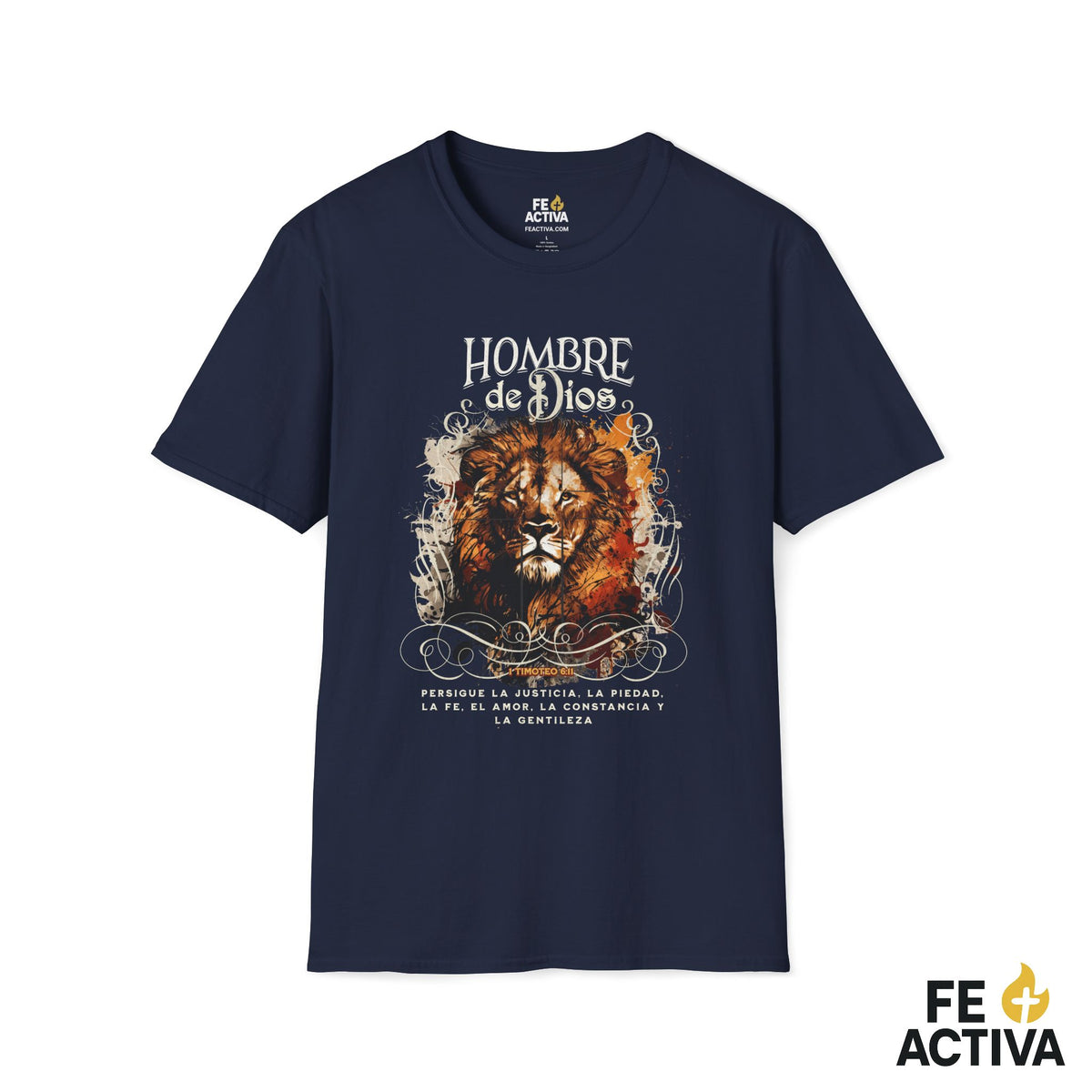 Hombre de Dios – 1 Timoteo 6:11 | Camiseta Cristiana | Fe Activa