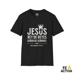 Jesus Rey de Reyes | Apocalipsis 19:16  | Camiseta Cristiana | Fe Activa