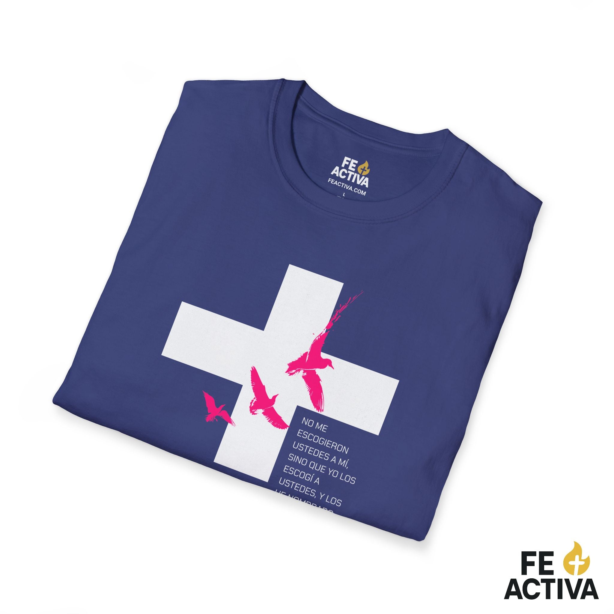 ESCOGIDO Juan 15:16 | Camisetas Cristianas | Fe Activa