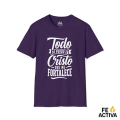 Todo lo Puedo en Cristo – Filipenses 4:13 | Camiseta Cristiana | Fe Activa