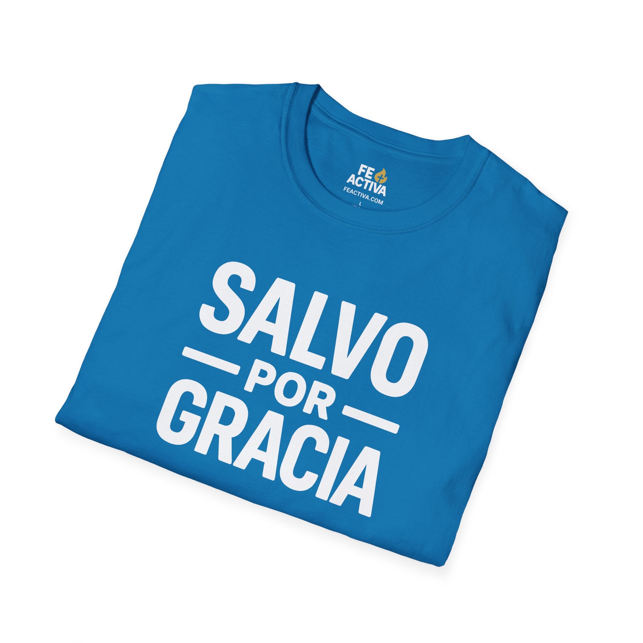 Salvo por Gracia | Camiseta Cristiana | Fe Activa