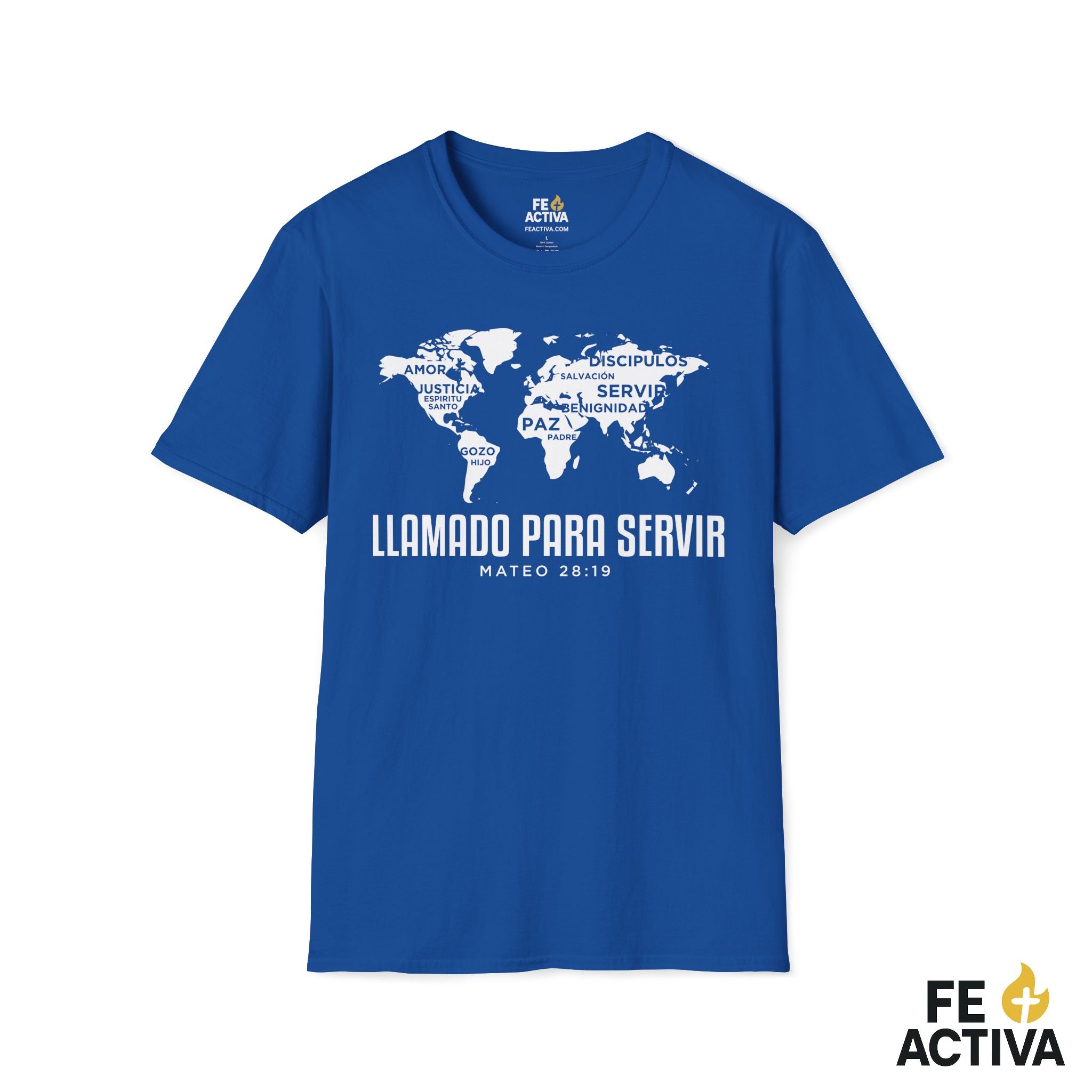 Llamado Para Servir – Marcos 10:45 | Camiseta Cristiana | Fe Activa