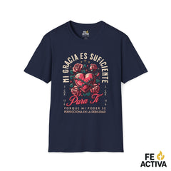 Mi Gracia Es Suficiente – 2 Corintios 12:9 | Camiseta Cristiana | Fe Activa