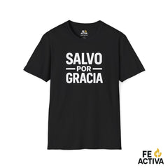 Salvo por Gracia | Camiseta Cristiana | Fe Activa