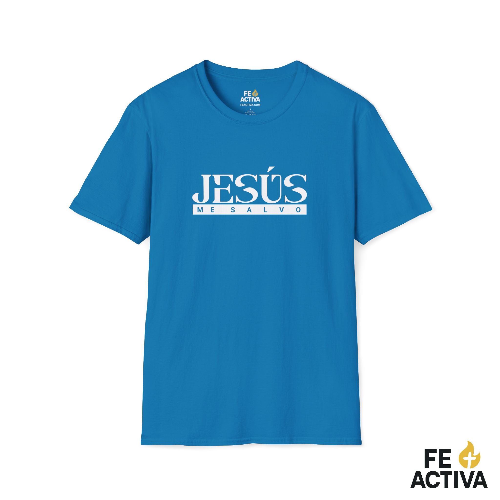 Jesus me Salvo: Lucas 19:10 | Camiseta Cristiana | Fe Activa