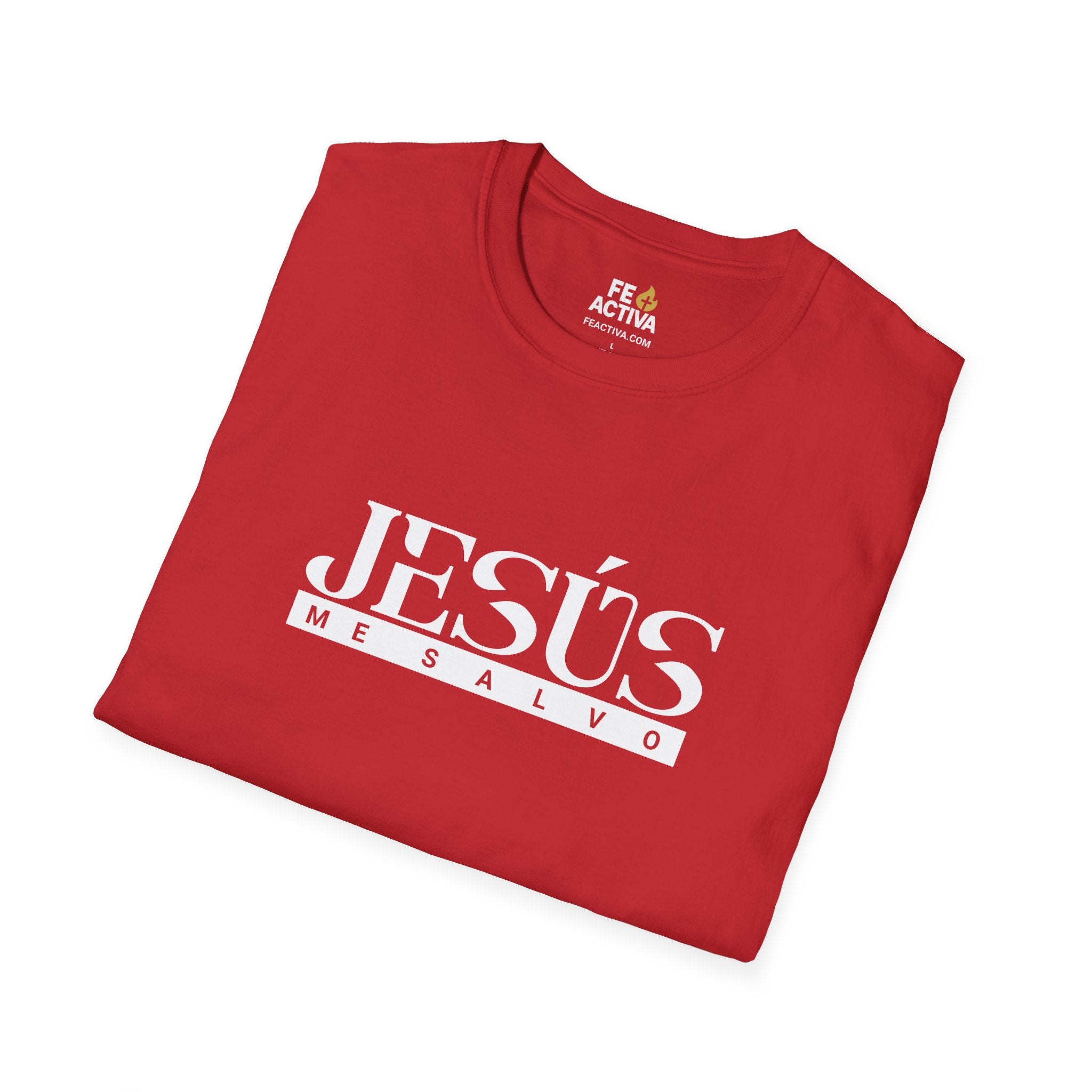 Jesus me Salvo: Lucas 19:10 | Camiseta Cristiana | Fe Activa