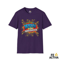 Jesús es mi Superhéroe – Juan 15:13 | Camiseta Cristiana | Fe Activa