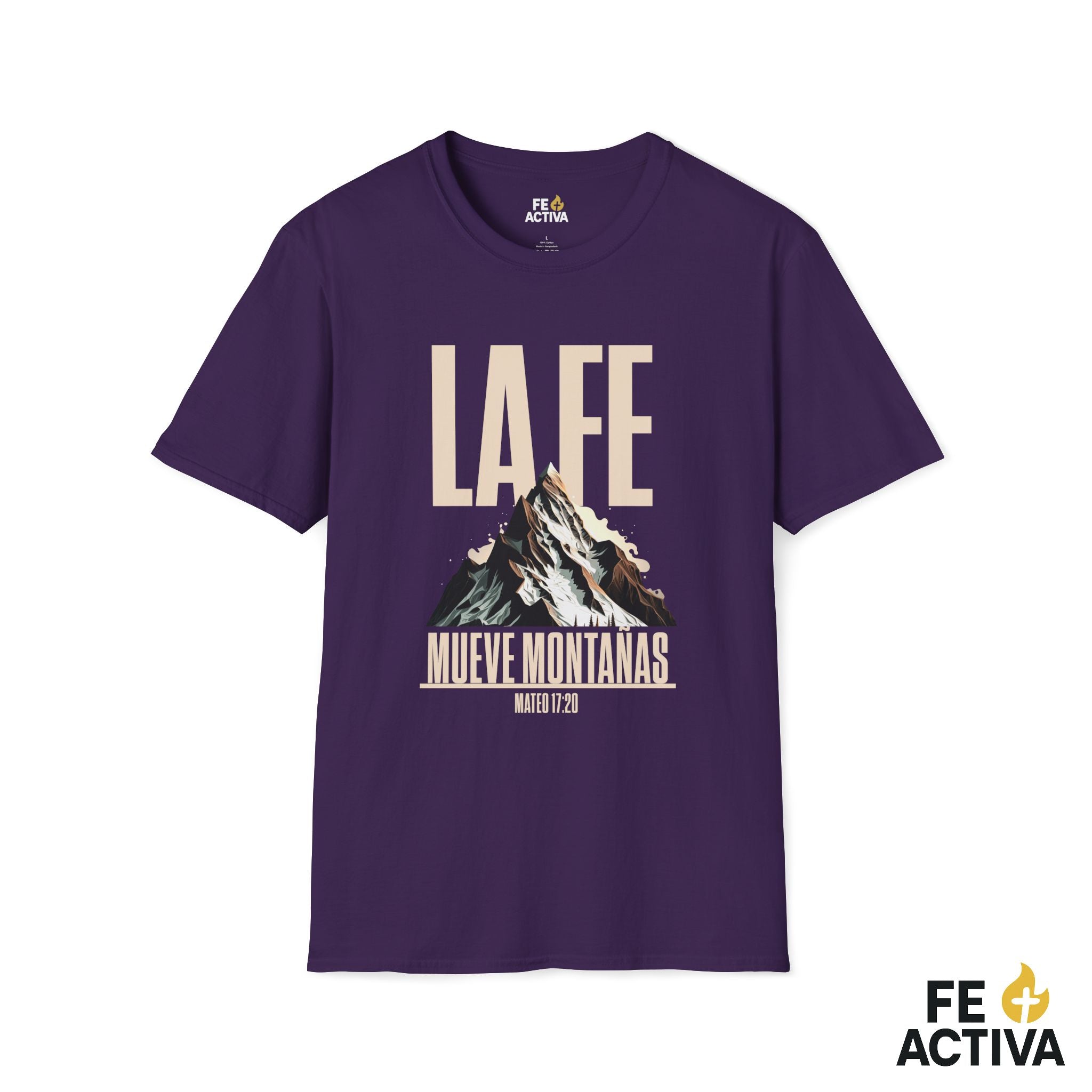 La Fe Mueve Montañas - Mateo 17:20  | Diseño 1 | Fe Activa