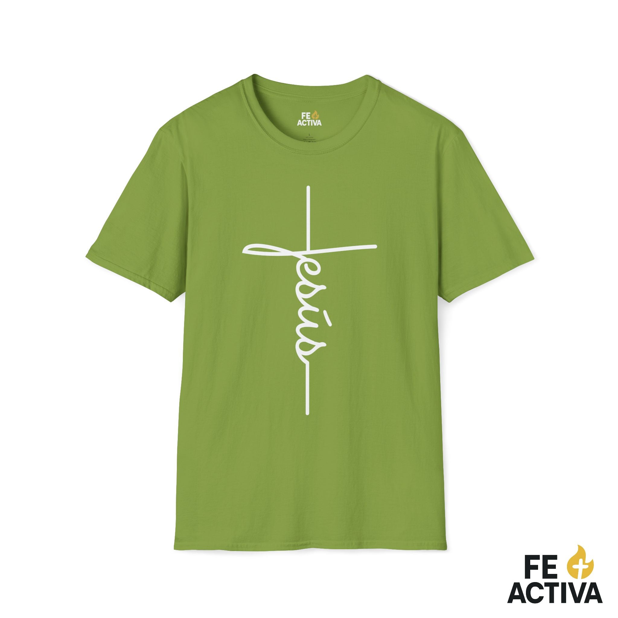 La Cruz y Jesus - Camiseta Cristiana en Español