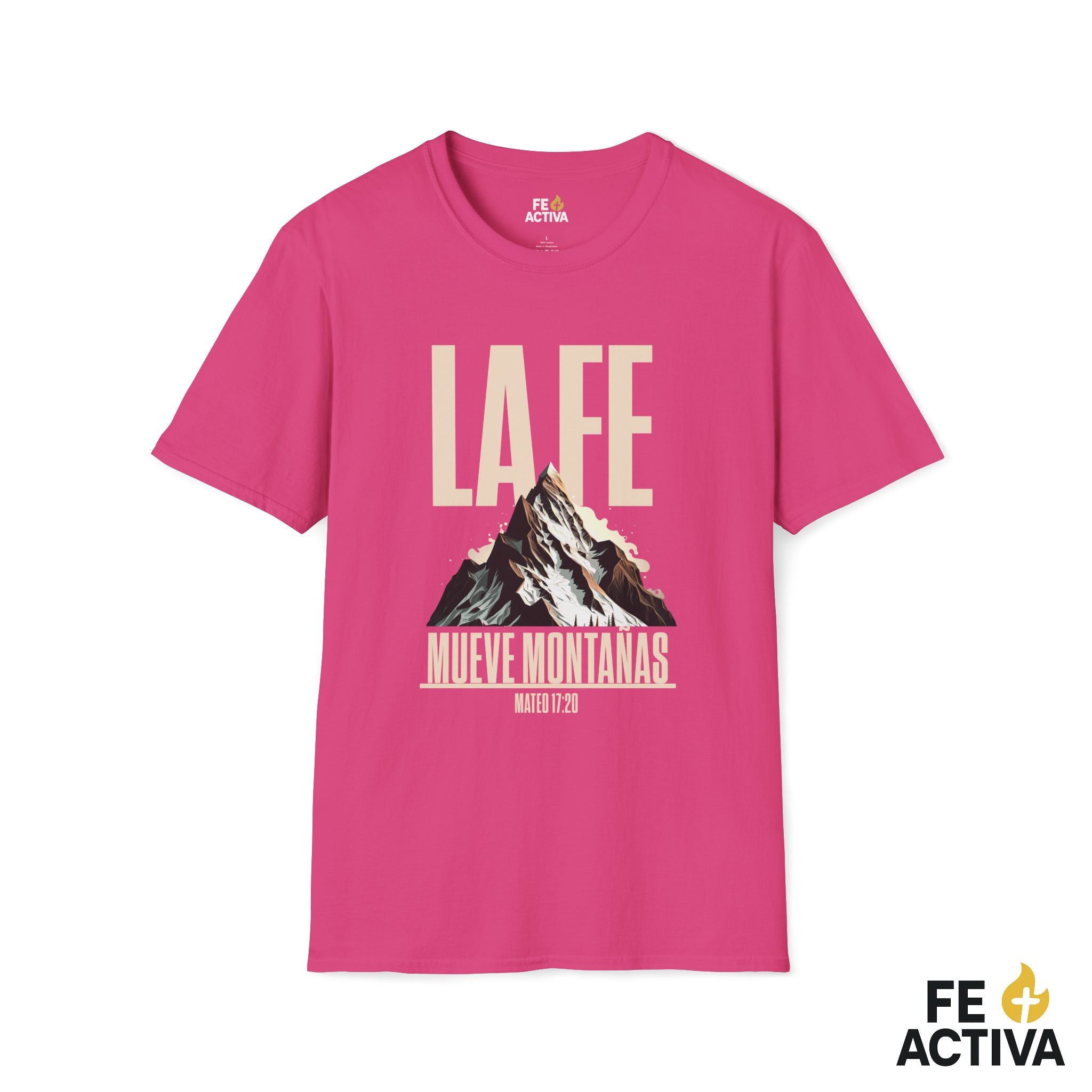 La Fe Mueve Montañas - Mateo 17:20  | Diseño 1 | Fe Activa
