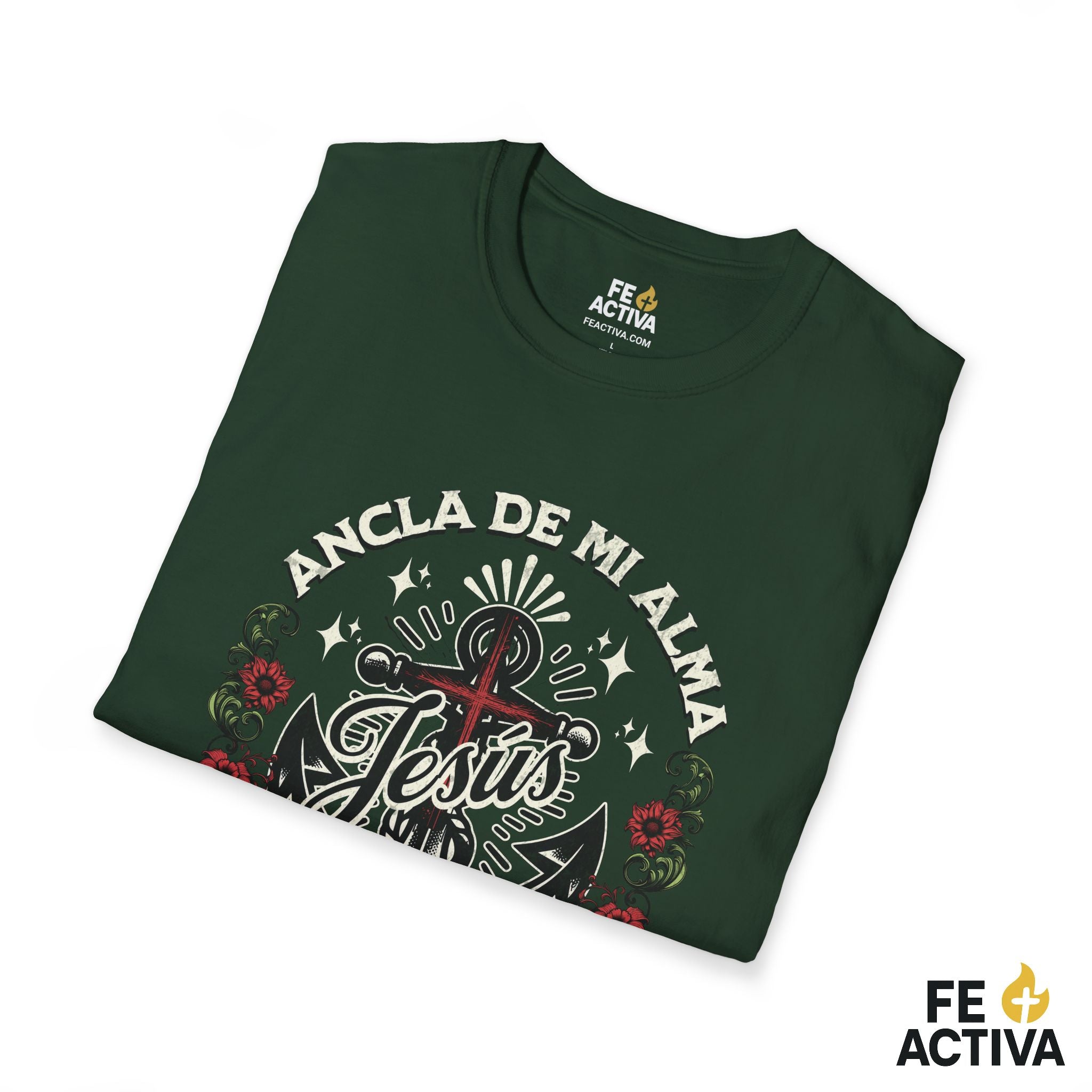 Ancla de mi Alma – Hebreos 6:19 | Camiseta Cristiana | Fe Activa