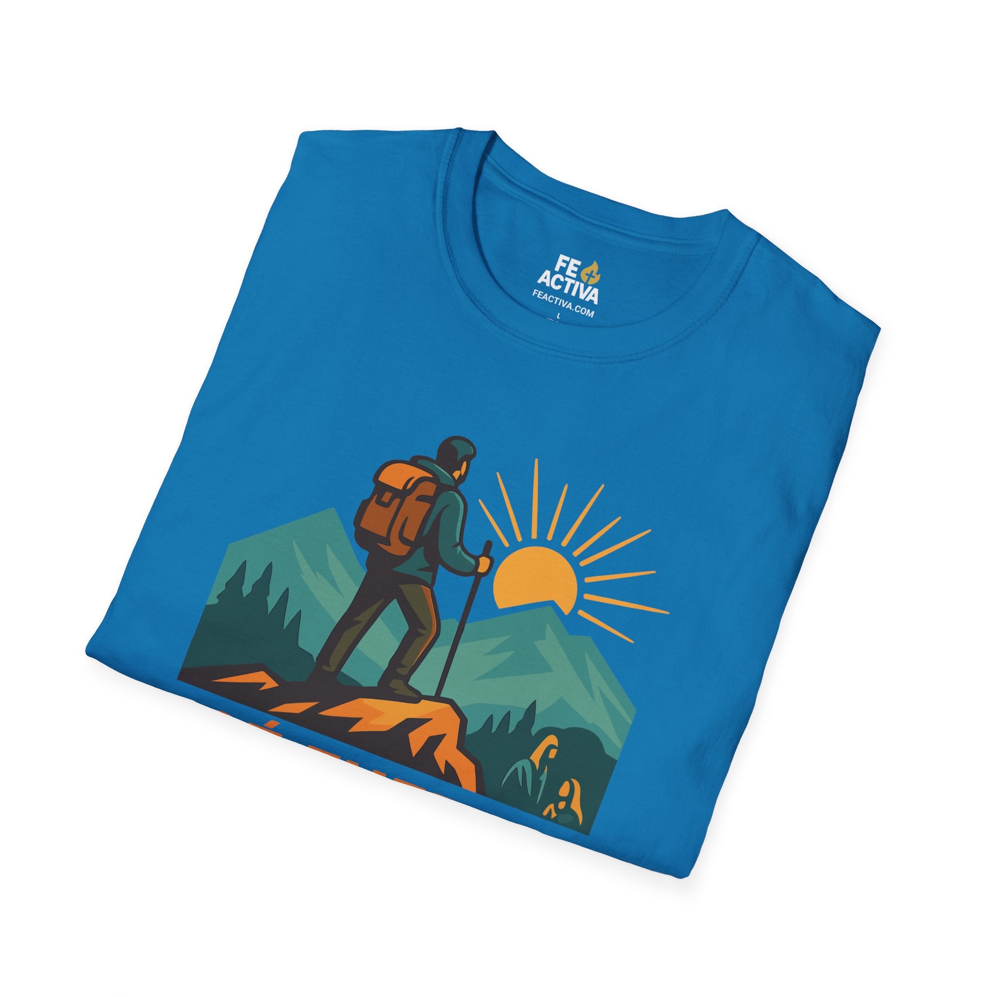 Se Fuerte y Valiente Josue 1:9 | Camiseta Cristiana | Fe Activa