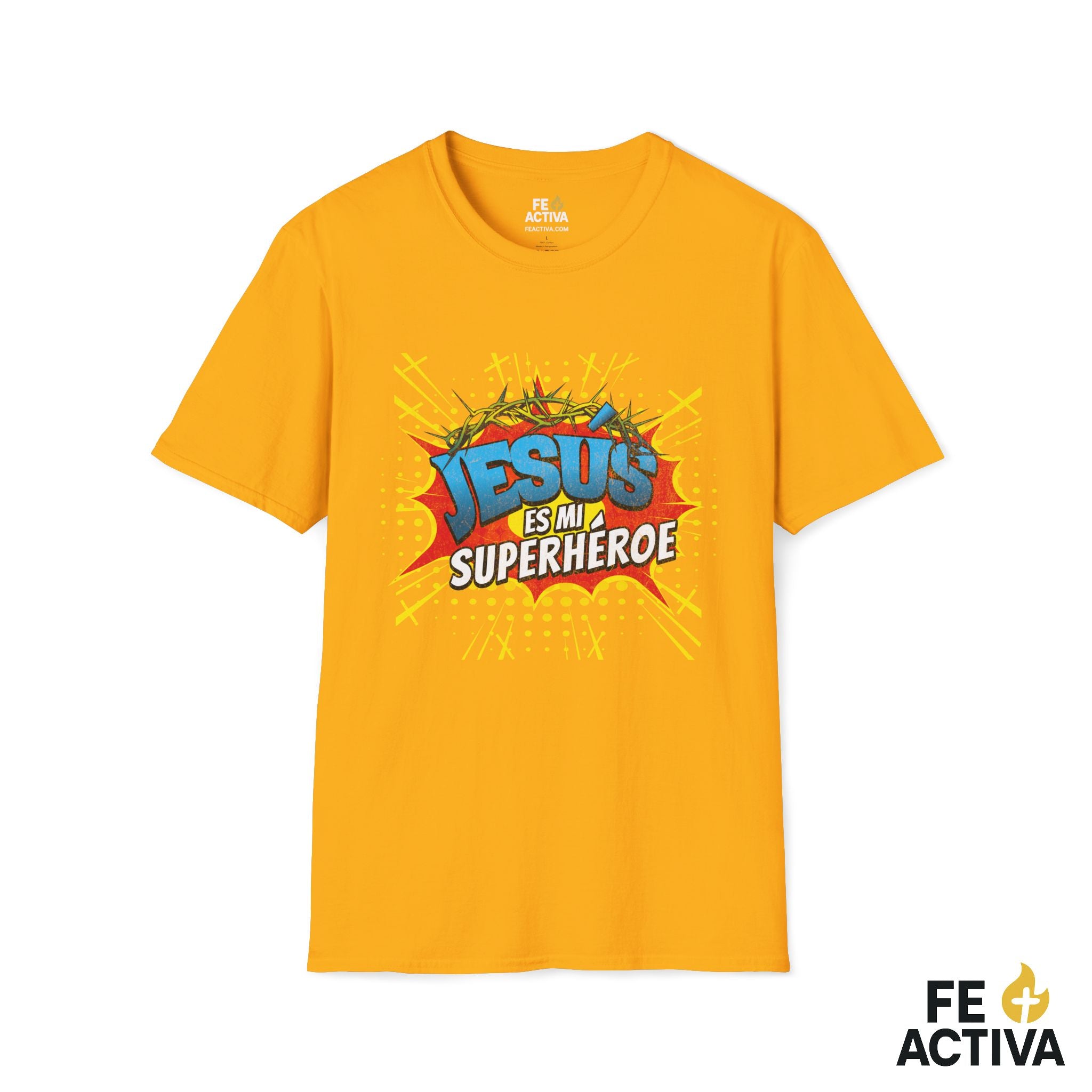Jesús es mi Superhéroe – Juan 15:13 | Camiseta Cristiana | Fe Activa