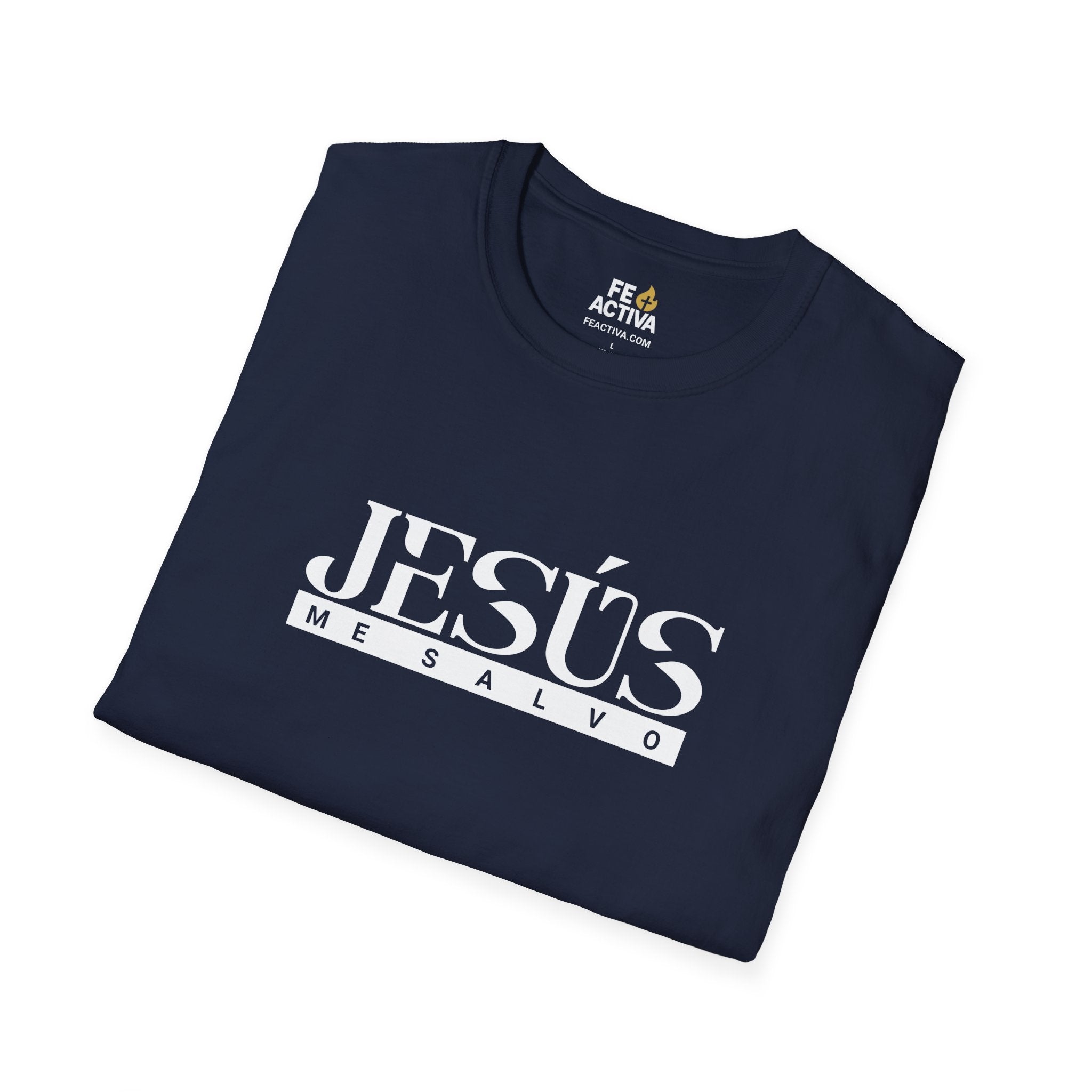 Jesus me Salvo: Lucas 19:10 | Camiseta Cristiana | Fe Activa
