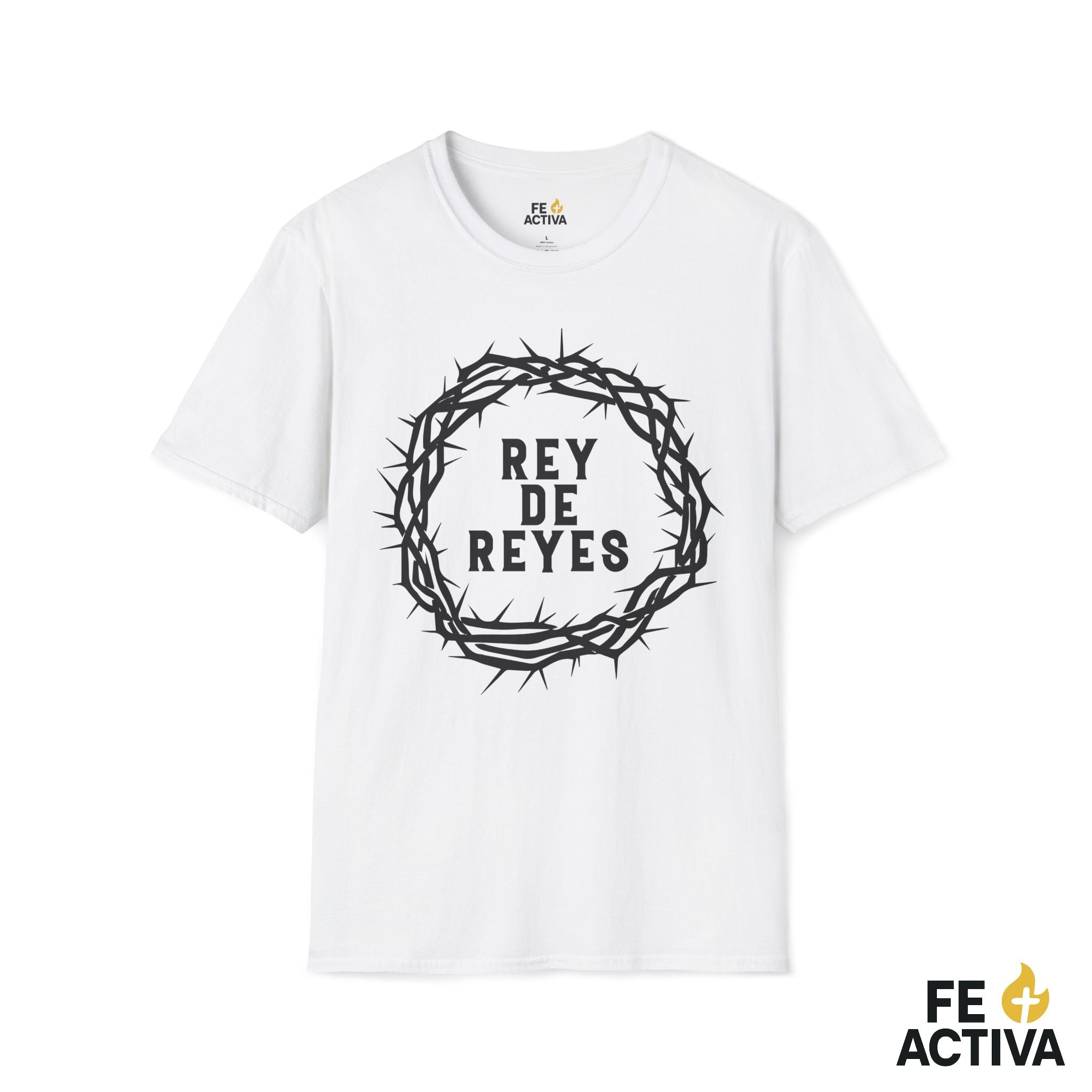 Rey de Reyes – Apocalipsis 19:16 | Camiseta Cristiana | Fe Activa