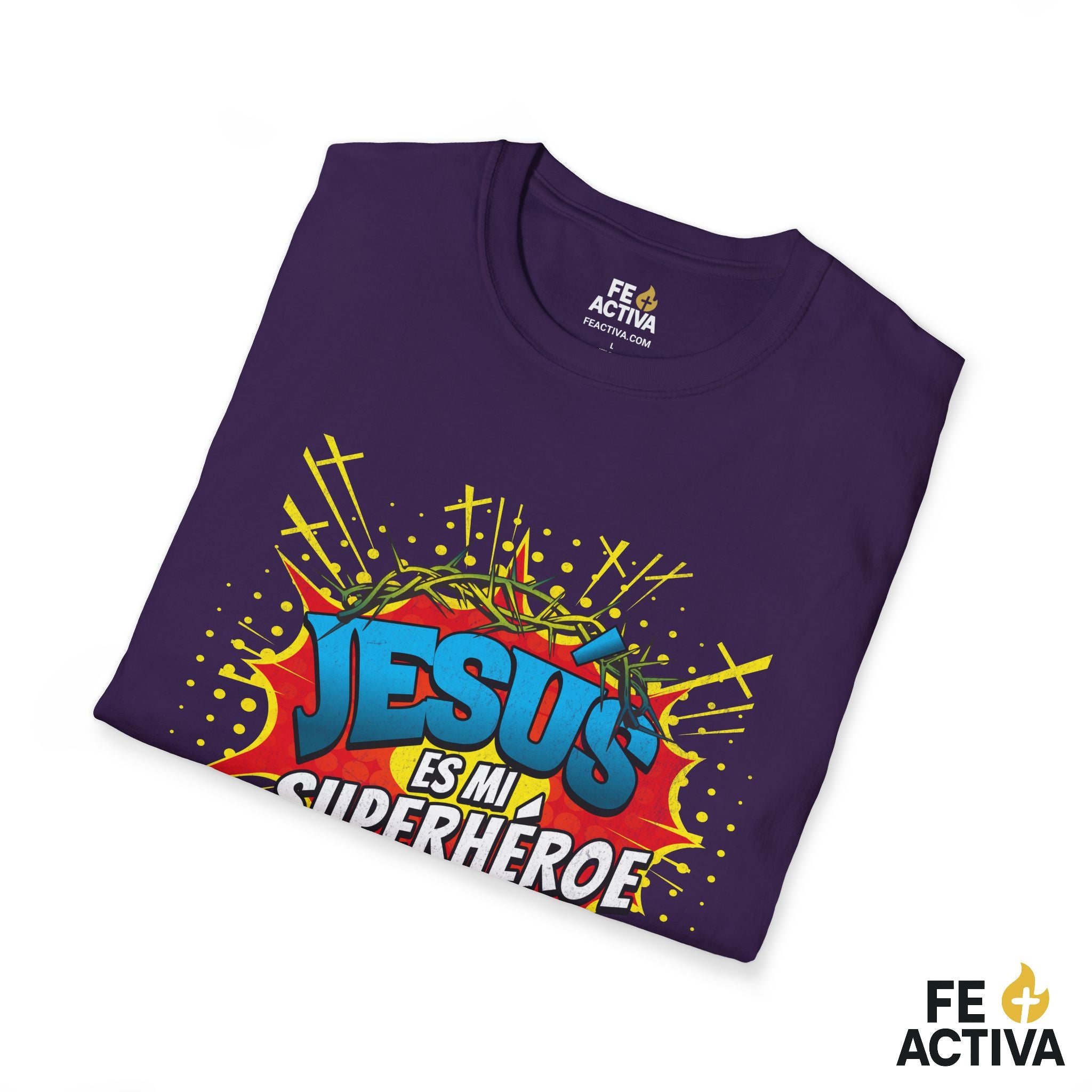 Jesús es mi Superhéroe – Juan 15:13 | Camiseta Cristiana | Fe Activa