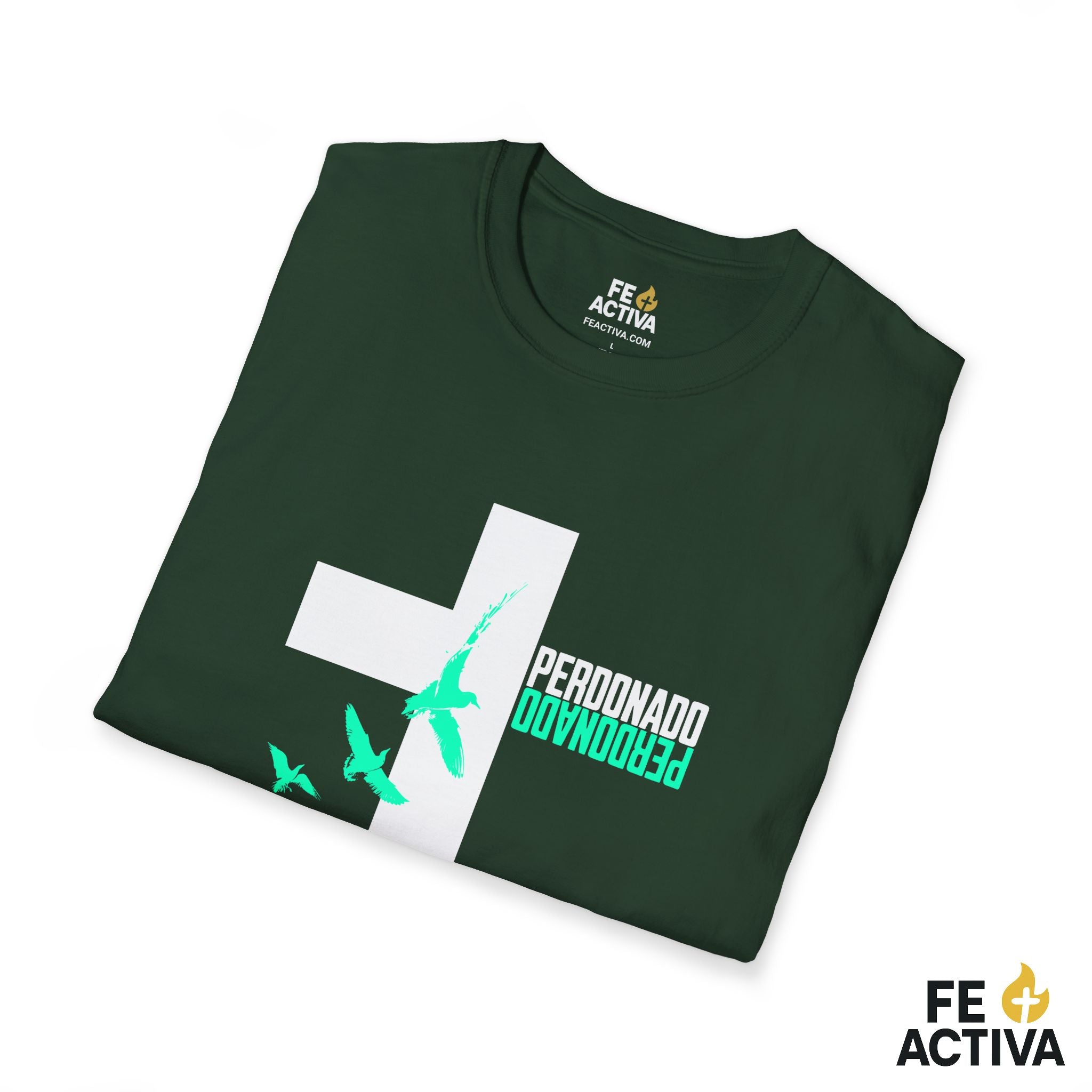 Perdonado  | Camiseta Cristiana | Fe Activa